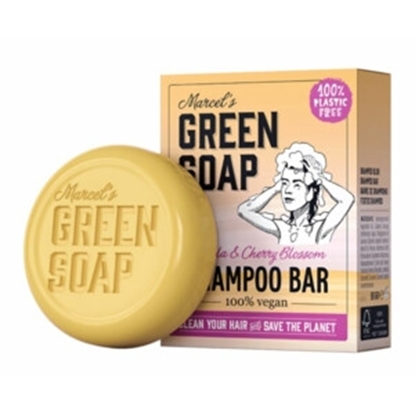 GREEN SOAP SHAMPOO BAR VANILLA  CHERRY BLOSSEM 90 GR